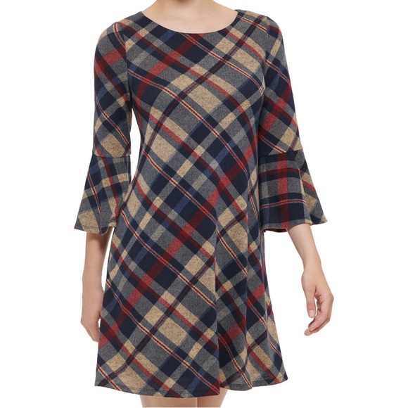 Jessica Howard Retro Inspired Plaid Swing Dress - Picture 1 of 4